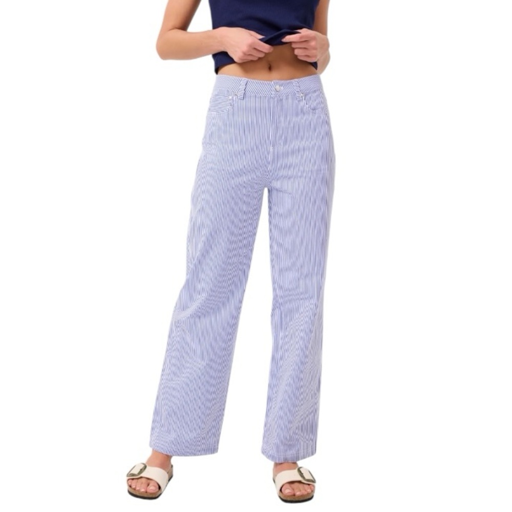 TEREZ New York Twill Pant in Electric Blue Stripe size XXS